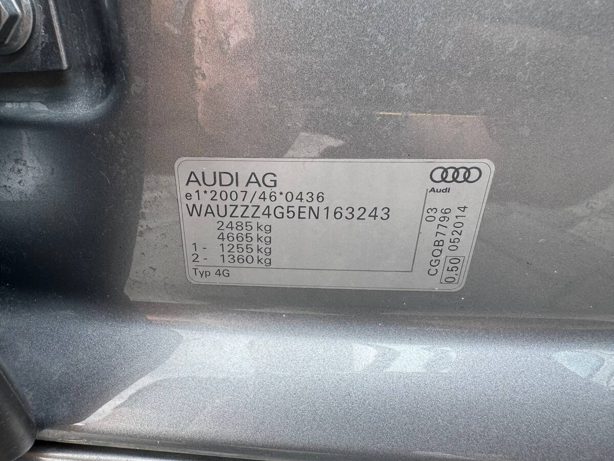 Audi A6 2014 - Volume: 3.0 l.