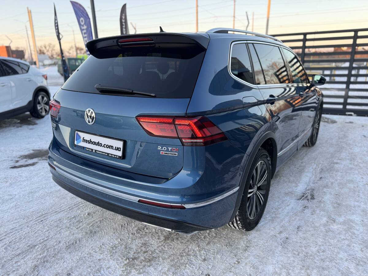 Volkswagen Tiguan 2018 - Потужність: 190 кс