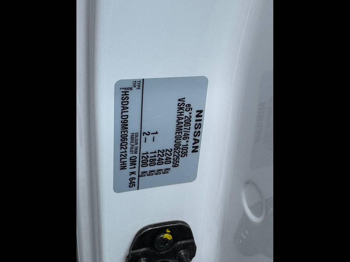 Nissan e-NV200 2020 - Країна: Швеція 