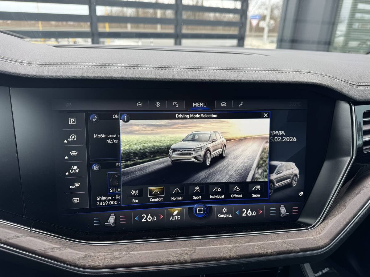 Volkswagen Touareg 2021 - Потужність: 286 кс